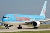 G-OBYI @ EGCC - Thomson B763. Became PH-OYI and in 2010 is still active. - by FerryPNL
