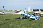 N725EZ @ OSH - 1981 Rutan VariEze, c/n: 725.  Updated canoe rear cowling - by Timothy Aanerud