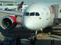 N782AV @ LEBL - Avianca AV19 departure to Bogota - by Jean Christophe Ravon - FRENCHSKY