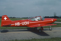 HB-UOH @ LSZG - At Grenchen airport. Scanned from a slide. - by sparrow9