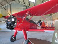 G-BTFG - In hangar at Pent Farm airfield, Kent. 'Sweet Sue' in immaculate condition. - by Chris Holtby