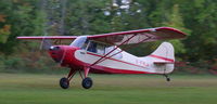 C-FNLV @ CPJ5 - C-FNLV makes a soft touch down at Oak Hils Flying Club, Stirling, Ontario, Canada - by Dave Carnahan