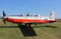 165987 @ KOSH - Raytheon T-6A - by Mark Pasqualino