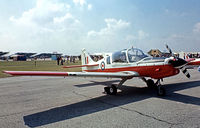 XX713 @ EGCN - XX713 Scotish Aviation SA.120T.1 Bulldog [BH120/362] (Royal Air Force) RAF Finningley~G 30/07/1977 - by Ray Barber