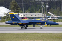 163766 @ KNKT - F/A-18C Hornet 163766  from Blue Angels Demo Team  NAS Pensacola, FL - by Dariusz Jezewski www.FotoDj.com