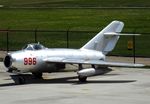N996 @ KEFD - Mikoyan i Gurevich MiG-15 FAGOT at the Lone Star Flight Museum, Houston TX - by Ingo Warnecke