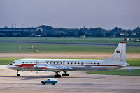 OK-PAE @ EGLL - OK-PAE   Ilyushin IL-18V [181002902] (Ceskoslovenske Aerolinie) Heathrow~G 26/10/1971. From a slide. - by Ray Barber