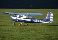 G-ASYP @ EGLM - Cessna 150E at White Waltham. Ex N6094T - by moxy