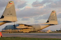KAF328 @ LMML - Lockheed Martin KC-130J Hercules KAF328 Kuwait Air Force - by Raymond Zammit