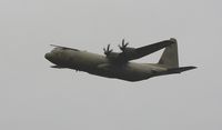 ZH867 @ EGFH - RAF Hercules aircraft coded 867 approaching Swansea Airport for a low pass over Runway 22. - by Roger Winser