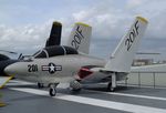 147276 - Grumman F9F-8T (TF-9J) Cougar at the USS Lexington Museum, Corpus Christi TX - by Ingo Warnecke
