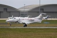 D-IAAT @ EGLF - Arcus Air Phenom landing on 24 at Farnborough - FAB - by dave226688