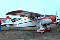 D-ECAF @ EGBK - D-ECAF   Fairchild F.24H Argus [3222] Sywell~G 05/07/1975. From a slide. - by Ray Barber