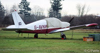 G-AVNW @ EGHP - Under wraps in the winter gloom at Popham - by Clive Pattle