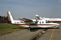 EI-BGL @ EGTC - EI-BGL   Rockwell 690B Turbo Commander [11507] (Flight Line) Cranfield~G 03/09/1981 - by Ray Barber