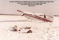 C-GNJE - This Photo was taken during survey work for  the Canadian Wildlife Service who were studying Wolf Packs in Wood Buffalo National Park - by Michael Bailey