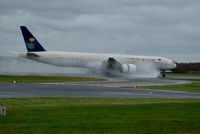 HZ-AK15 @ EGCC - Taken From RVP on a Cold and Damp Saturday