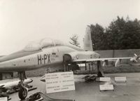 387 @ EBBE - Former USAF 64-13387,delivered to RNAF in feb.1966 as 13387 coded PX-H, became later 387 and preserved at Gardermoen.Seen at Beauvechain Airshow 1966. - by Coll. D. Neyt