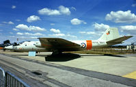 WH803 @ EGVI - WH803   English Electric Canberra T.22 [71305] (Royal Navy) RAF Greenham Common~G 01/08/1976. From a slide. - by Ray Barber