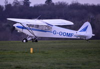 G-OOMF @ EGTB - Piper PA-18-150 Super Cub on glider tug duty at Wycombe Air Park. Ex N45554 - by moxy