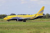 F-GZTN @ LFRB - Boeing B-737-73S, Take off run rwy 25L, Brest-Bretagne airport (LFRB-BES) - by Yves-Q