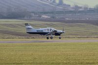 N50AY @ EGSU - Landing at Duxford - by Vinny Halls