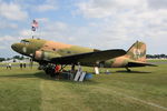 N2805J @ OSH - 1944 Douglas DC3C-R-1830-90C, c/n: 20835 - by Timothy Aanerud