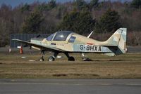 G-BHXA @ EGLK - Scottish Aviation Bulldog Series 120 Model 1210 at Blackbushe. - by moxy