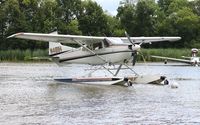 N481H @ 96WI - Cessna 185 - by Florida Metal