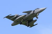 9236 @ LFRJ - Saab JAS-39C Gripen, Short approach rwy 08, Landivisiau Naval Air Base (LFRJ) Tiger Meet 2017 - by Yves-Q