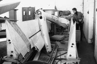 OO-ZGN @ EBGT - Destroyed & stored in hangar Ghent airfield - by j.van mierlo
