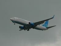 VQ-BTC @ EBOS - Moments before touchdown rwy 26