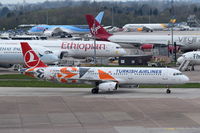 TC-JRO @ EGCC - Just landed at Manchester. - by Graham Reeve