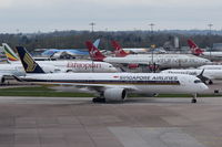 9V-SMN @ EGCC - Just landed at Manchester. - by Graham Reeve