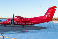 C-GCFJ @ CYQM - The reddest plane I've ever seen. - by Tim Lowe