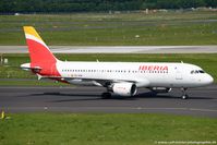 EC-KOH @ EDDL - Airbus A320-214 - IB IBE Iberia 'Fontibre' - 2248 - EC-KOH - 23.05.2017 - DUS - by Ralf Winter