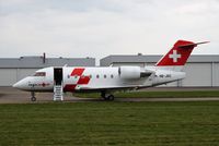 HB-JRC @ EHLE - Lelystad Airport to a new livery (Swiss Air Force) - by Jan Bekker