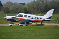 G-BRKH @ EGLM - Piper PA-28-236 Dakota at White Waltham. Ex N21444 - by moxy