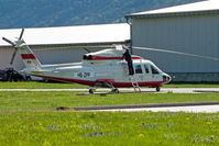 HB-ZPP @ LSZL - maintenance at Locarno-Magadino, civil part, heliport.HB-registered from 2016-11-18 until 2017-11-03. - by sparrow9