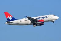 YU-API @ LFPG - Air Serbia A319 departing CDG - by FerryPNL