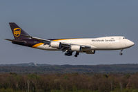 N608UP @ EDDK - N608UP - Boeing 747-8F - United Parcel Service (UPS) - by Michael Schlesinger
