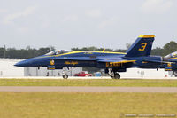 163429 @ KLAL - F/A-18C Hornet 163439  from Blue Angels Demo Team  NAS Pensacola, FL - by Dariusz Jezewski  FotoDJ.com