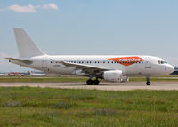G-EZEH @ LFBO - Lining up rwy 14L for departure in hybrid livery... - by Shunn311