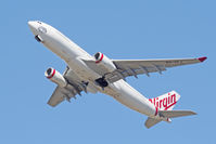 VH-XFJ @ YPPH - Airbus A330-243. Virgin Australia Airbus A330-243. Virgin Australia VH-XFJ rw06 16 YPPH final runway 06 YPPH. - by kurtfinger