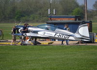 F-HTGV @ EGLM - Refuelling Extra EA-300LC at White Waltham - by moxy