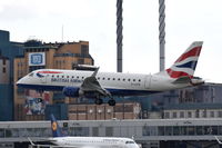 G-LCYE @ EGLC - Landing at London City Airport.