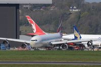3B-NBI @ LDE - Air Mauritius A343 quickly being reduced to scrap metal. - by FerryPNL