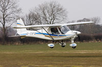 G-TIFG @ EGBR - Ikarus C42 FB80 G-TIFG Ikarus Flying Group, Breighton 10/4/13 - by Grahame Wills