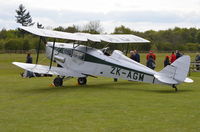 ZK-AGM @ EGHP - De Havilland DH.83 Fox Moth at Popham. - by moxy