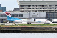 LX-LQA @ EGLC - Just landed at London City Airport. - by Graham Reeve